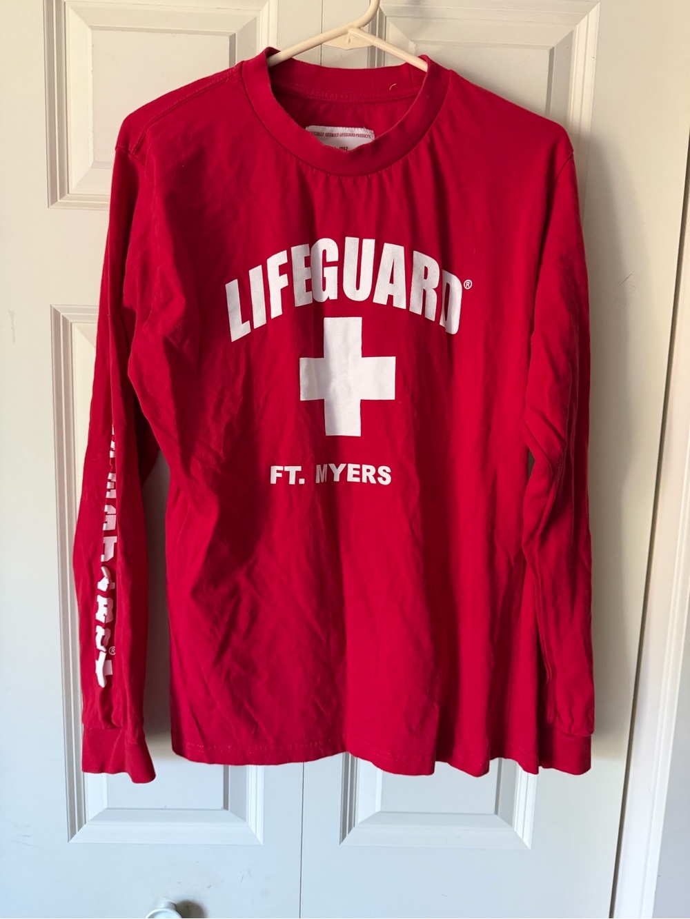 Lifeguard Ft. Myers Long-Sleeve Tee - Red